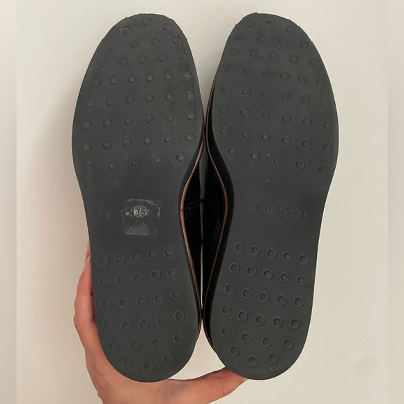 Tod’s Black Platform Wingtip Oxford Gomma T50 Shoes Size 37 - Picture 10 of 10